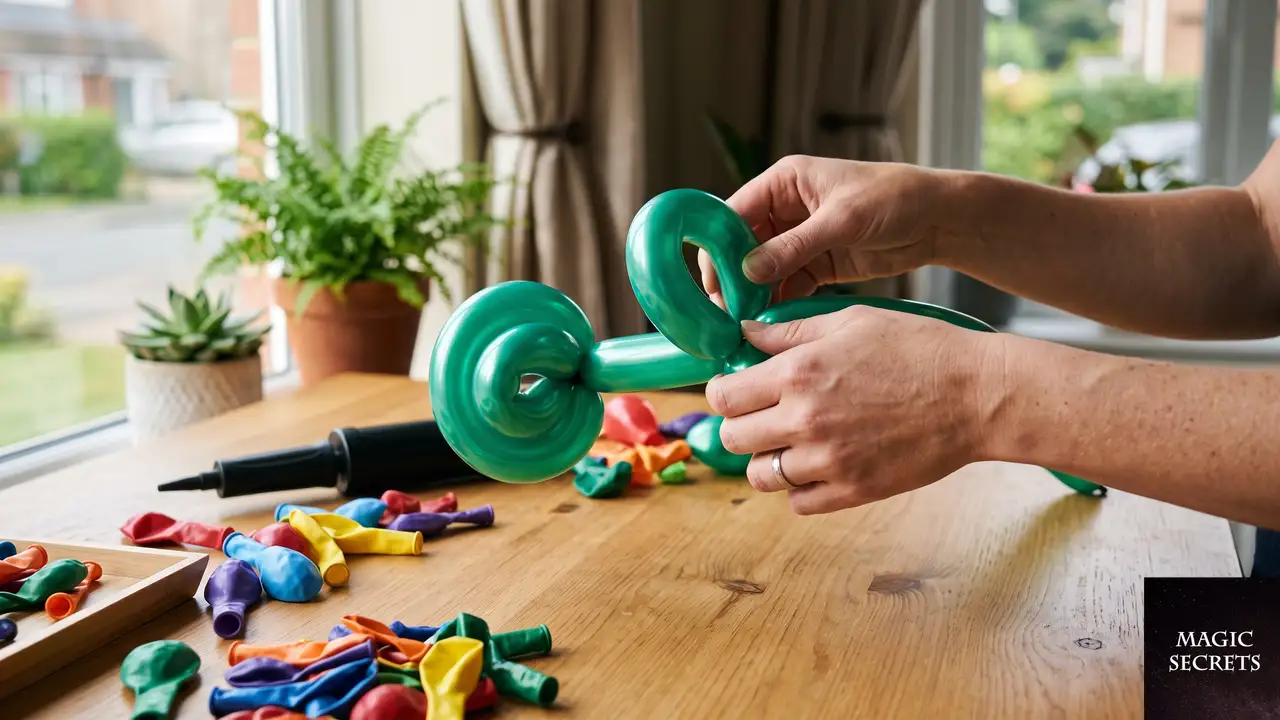 ラテックスを使わずにバルーンをねじるには
