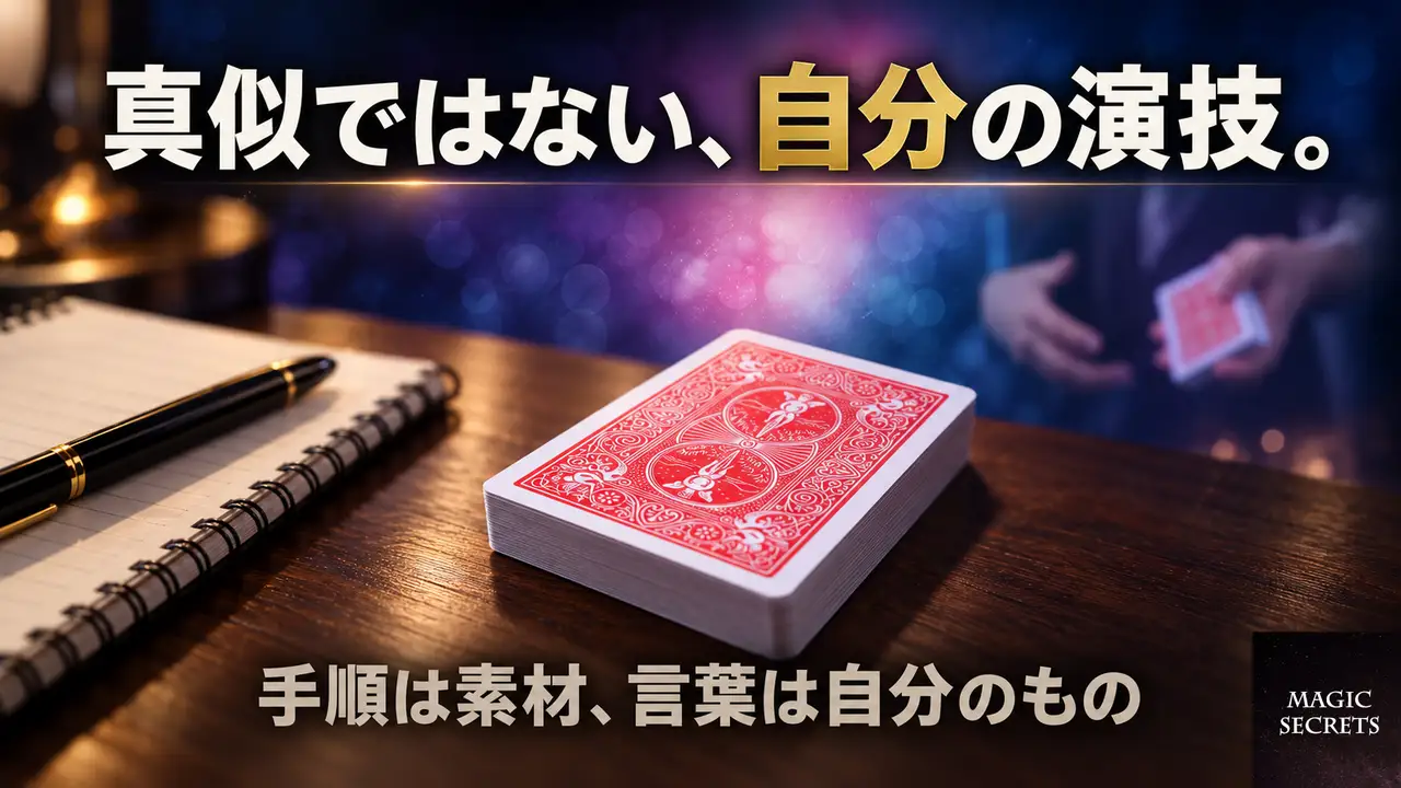 自分だけの演技スタイルを作る方法