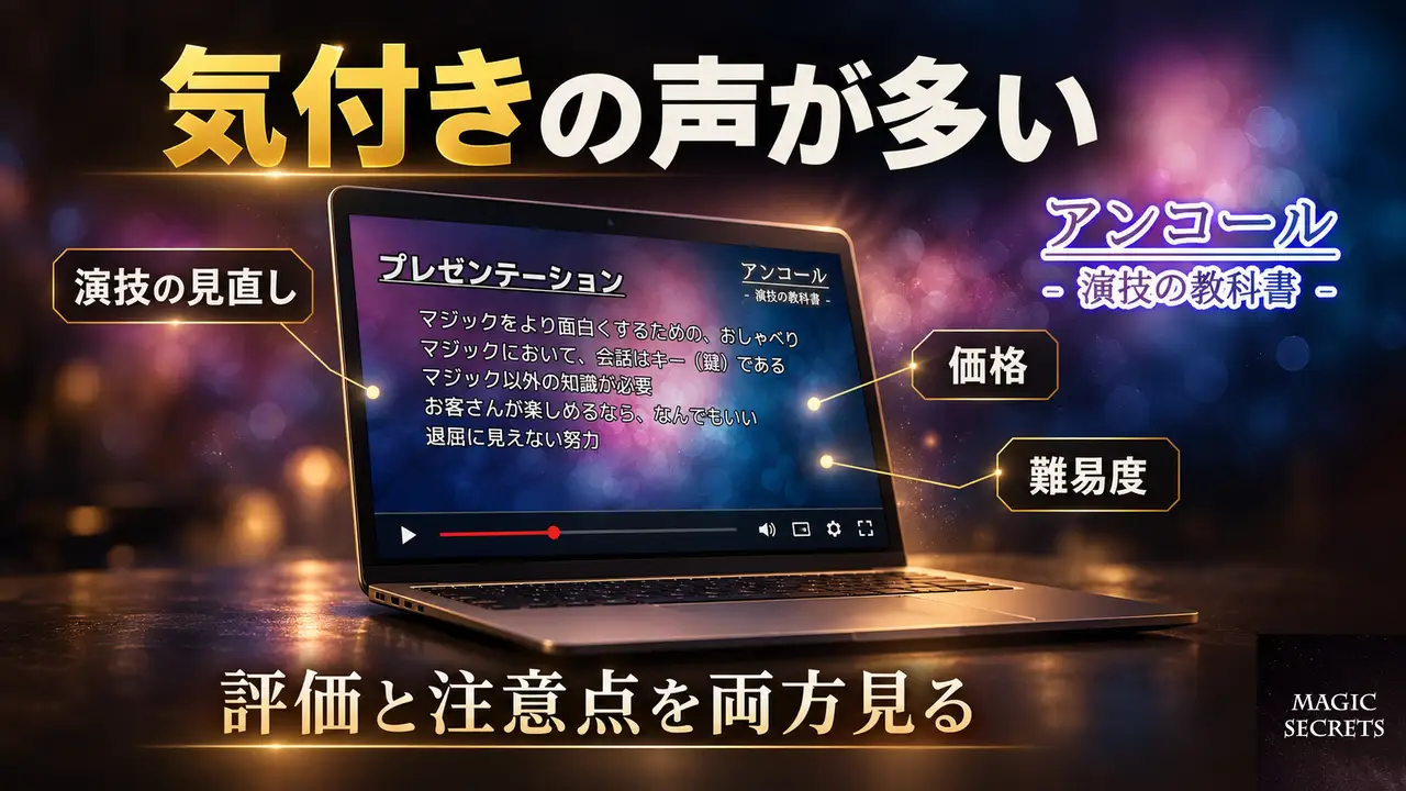 「アンコール」の評判は、購入者のレビューでどう書かれているのか