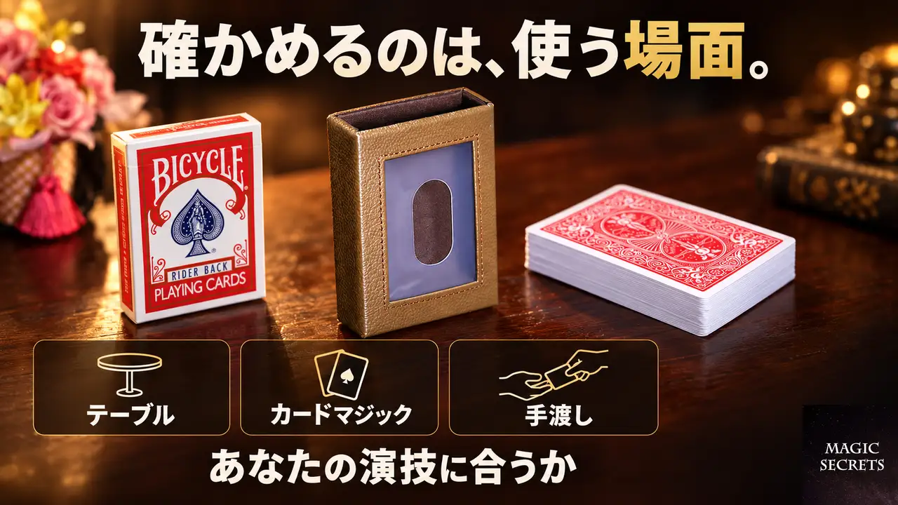手に入れる前に確かめておくこと
