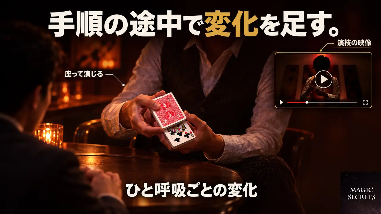 カラーチェンジは、手持ちのルーティンのどこに差し込めるのか