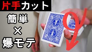 片手で魅せるシャッフル。トランプが舞います【シャーリエ＋レボリューションカット解説】