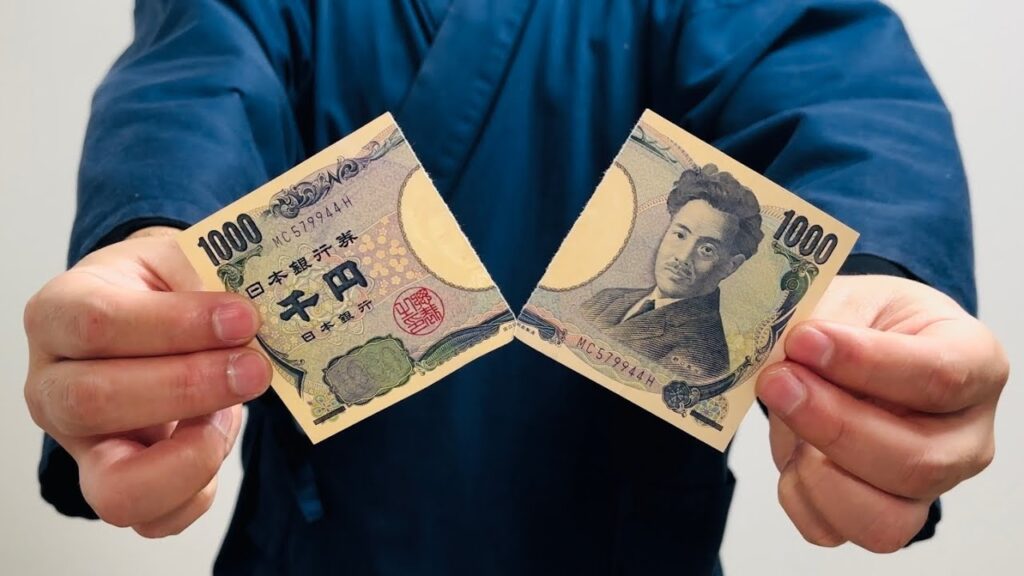 【種明かし】借りたお札を破く！復活する！簡単なのにヤバいマジックBill Magic Tricks Tutorial