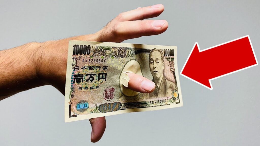 【種明かし】仕掛けなし！準備なし！指でお札を貫通する手品！子供にウケる分かりやすい簡単マジック Magic trick explanation revealed