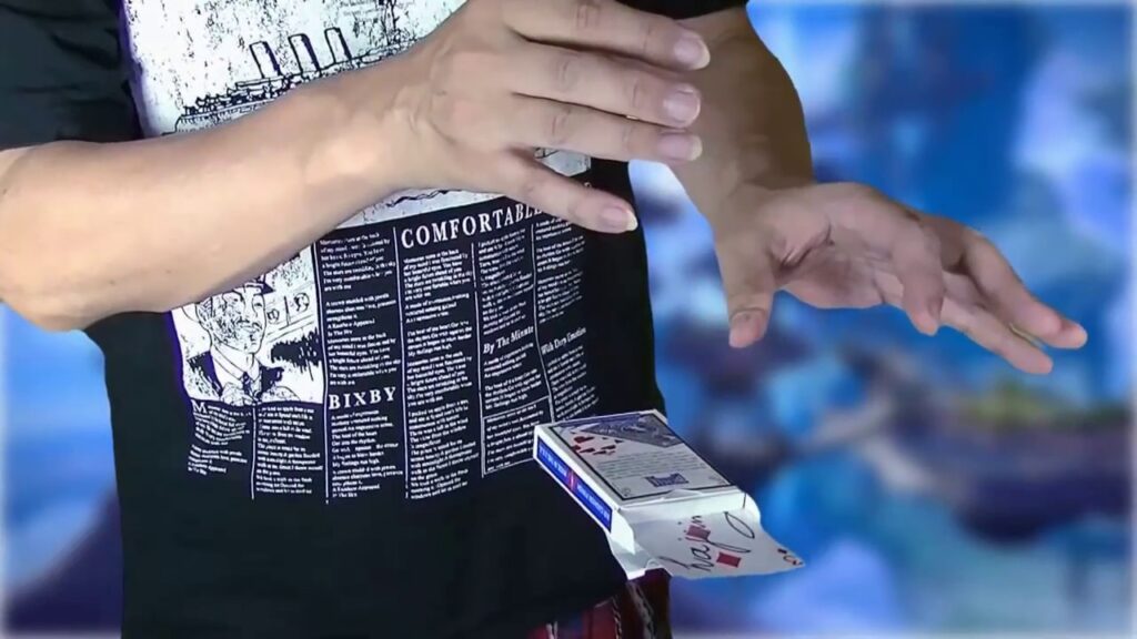 フロートライジング　空中浮遊ライジングカード　マジック　手品　種明かし