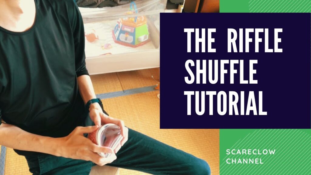 [リフルシャッフル解説]これが空中でできるだけでマジシャンだと言われがち riffle shuffle tutorial