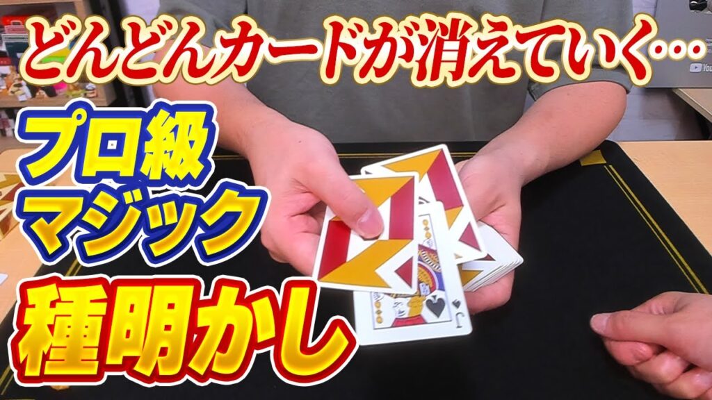 [859]【スゴすぎる！】カードが1枚ずつ消えて最後に・・・！？今すぐマネしたいプロ級マジック【種明かし】