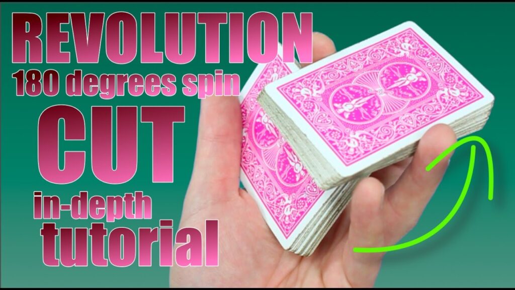 THE REVOLUTION CUT a deck with one hand - magic trick tutorial