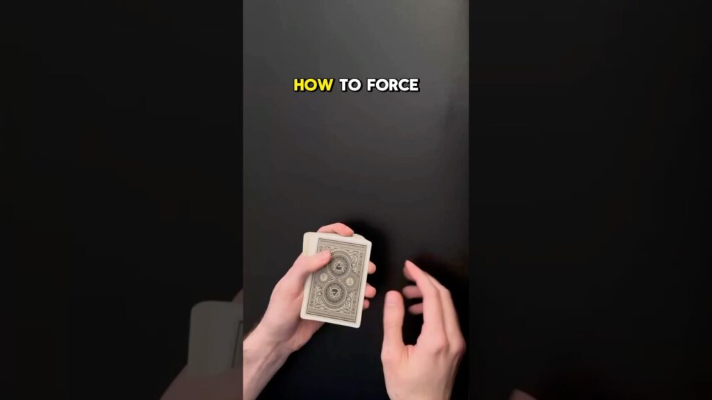 Riffle Force - Easy Beginner Card Force Tutorial #tutorial #magic #shorts
