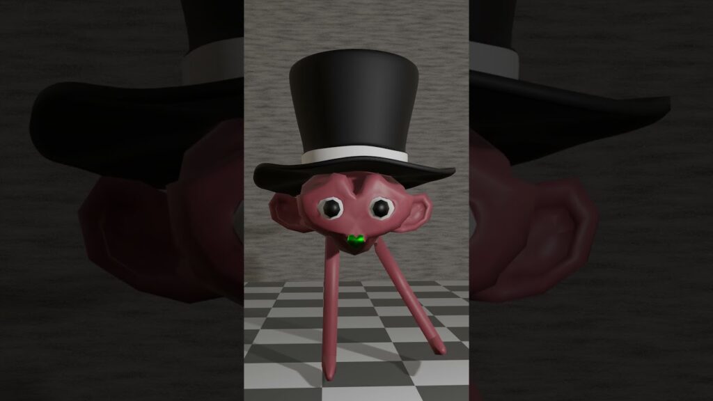 Shuffle dance mimic by this fellow. #blender