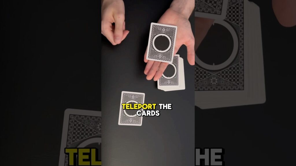 David Blaine Teleport Card Trick - Tutorial #magic #tricks #tutorial