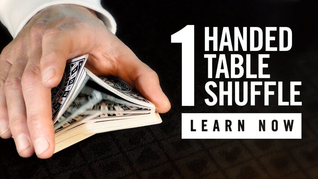 One Handed Table Shuffle Tutorial